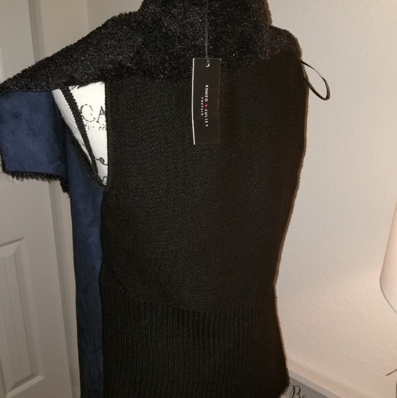 Romeo&Juliet Slate Black/Blue Vest - Picture 4 of 7